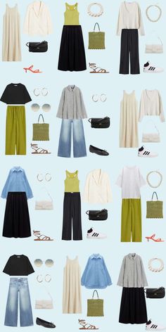 Balanced Healthy Diet, Slow Clothing, Trendy Work Outfit, October Outfits, Capsule Wardrobe Casual, Capsule Wardrobe Outfits, Summer Capsule, Spring Capsule Wardrobe