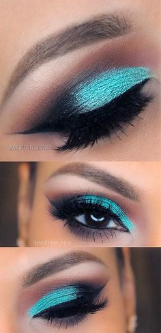 Having a special occasion? This collection of eyeshadow ideas will help you choose a spectacular makeup look for your occasion. Green Eye Makeup, Different Eyes, Make Up Designs, Maquillage On Fleek, Eyeshadow Ideas, Linda Hallberg, Green Eye, Makijaż Smokey Eye