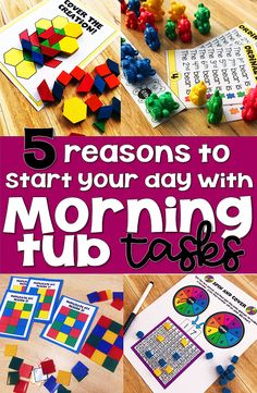 five activities to start your day with morning tub tasks and games for kids that are fun