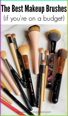 Looking for the best makeup brushes? Check out this list of the Best Affordable Makeup Brushes   Sets with both budget-friendly drugstore makeup brushes and affordable high end makeup brushes from Ulta, Sigma Beauty, and on Amazon! Everything is under $30! #makeupbrushes #bestmakeupbrushes #makeupbrushsets #affordablebeauty Best Make Up Brushes Set, Best Cheap Makeup Brushes, Best Eyeshadow Brushes, Best Drugstore Makeup Brushes, Best Makeup Brushes Set Amazon, Best Walgreens Makeup, Make Up Brushes And Their Uses, Best Brushes For Makeup, Drugstore Makeup Brushes