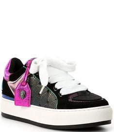 Kurt Geiger London Southbank Tag Platform Sneakers | Dillard's Kurt Geiger Shoes Outfit, Tenis Kurt Geiger, Black Shoes Outfit, Fashion Collection Inspiration, Kurt Geiger Shoes, Pretty Shoes Sneakers, Wardrobe Update, Hype Shoes, Girly Shoes