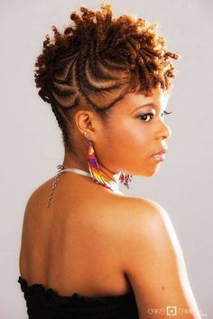 Over 50 Ways To Wear Your Cornrows / Braids : See The Beautiful Afrolicious Natural Hair Images - Fashion GHANA Braided Mohawk Hairstyles, Natural Braids, Penteado Cabelo Curto