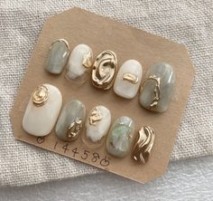 Japan Nail, Feet Nail Design, Boho Nails, Vintage Nails, Simple Acrylic Nails, Classy Acrylic Nails