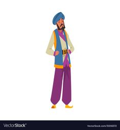 Arab Men, Cartoon Characters, Vector Images, Vector Free, Royalty Free, Vector Illustration, Fairy Tales, Character Design, Disney Characters