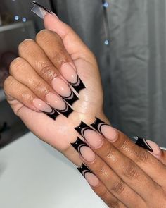 Unusual Nail Designs, Cartoons Movies, Sassy Nails, Nail Jewels, Inspo Quotes, Simple Acrylic Nails, French Acrylic Nails