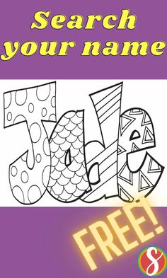 the free coloring book for kids to color and learn how to draw letters with markers