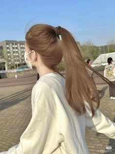 Korean Hair Colors, Milk Tea Hair Color, Korean Milk, Korean Hair, Spring Hair Color, Spring Hair