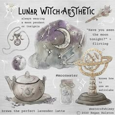 Lunar Witch Aesthetic, Witch Tattoos, Cer Nocturn, The Moon Tonight, Lunar Witch, Whimsy Art, Magia Das Ervas, Wiccan Magic, Witch Tattoo