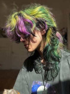 Short Grunge Hair, Hair Color Unique, Dyed Hair Inspiration, Hair Inspiration Short, Punk Hair, New Hairstyle, Funky Hairstyles, Hair Stylies, Alternative Hair