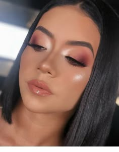 Glam Soft Makeup, Prom Makeup Looks, Soft Glam Makeup, Smink Inspiration, Glam Makeup Look, Makeup Eye Looks