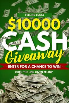 the $ 1, 000 cash giveaway poster