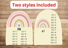 two styles included for each individual to use in the sewing project, with different sizes and colors