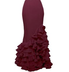 Cheap Dresses With Ruffles And Skirt Shape, Luxury Chic Ruffle Dress With Ruffled Skirt, Luxury Ruffled Skirted Dresses, Cheap Flared Party Skirt, Cheap Party Skirt With Ruffle Hem, Luxury Maxi Dress With Ruffled Skirt For Brunch, Cheap Fitted Skirt With Ruffles, Luxury Long Skirt With Layered Hem, Cheap Party Skirt With Ruffles