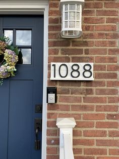 Towson House Numbers, Number Sign, Address Sign, Address Plaque, House Number, Address Number, Housewarming Gift, House Numbers Horizontal House Address Ideas, Address Numbers On House, Wood House Address Sign, Modern Address Numbers, Wooden Address Sign Horizontal, Blue Address Sign, Home Address Signs Classy Plaques, Metal House Numbers Address Plaque, Modern House Numbers Sign