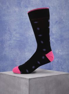 Our Novella socks add a dash of fun and flair to any occasion, from casual to the most formal. Each sock is made of pure Egyptian combed cotton–spun and dyed and knit in Italy. Lightweight and with a hint of spandex, these socks hug your feet with comfort. • Made in Italy • 85% Cotton 13% Nylon 2% Lycra • B8401173F22-001 Black 13, Promotional Events, Patterned Socks, Hug You, Men Shoes Size, Mens Socks, Socks Women, Combed Cotton, Black Men