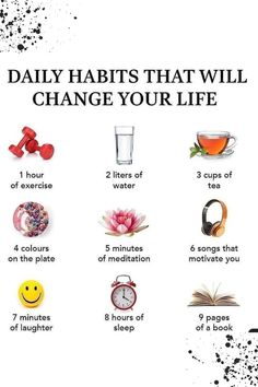 Best Smoothie, Body Challenge, Mental And Emotional Health, Self Care Activities, Daily Habits, Nutrition Tips, Smoothie Diet, Self Improvement Tips, Emotional Health