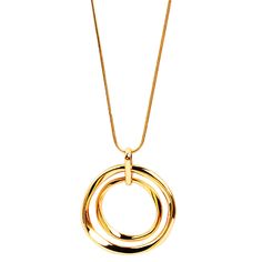 PRICES MAY VARY. ANY OCCASION：Modern and simple geometric jewelry;Dainty and lightweight, easy to wear every day;Great for special occasions or to dress up casual jeans;You can wear this circle gold chain can casually with a v-neck tee, sweater, dressed up with pretty blouse and heels; Easy fit any occasion and cloth UNIQUE DESIGN：A beautiful and elegant contemporary pendant with highly polished and oval design;Timeless and elegant;It is a gold pendant necklace with a geometric concept and an im Simple Silver Necklace, Simple Gold Necklace, Double Circle Necklace, Silver Necklace Simple, Womens Silver Jewelry, Gold Necklace Simple, Long Silver Necklace, Silver Necklace Statement, Jewelry Dainty