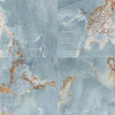 an abstract marble background with gold and blue colors