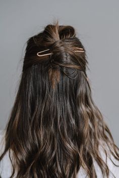 Braid Guide, Pin Tutorial, Hairstyles Balayage, Trendy We Fryzurach, Kristin Ess, Long Length Hair, Tutorial Hair, Gold Hair Pin, French Hair