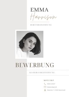 an advertisement for a hair salon featuring a woman's face and the words bewerburg