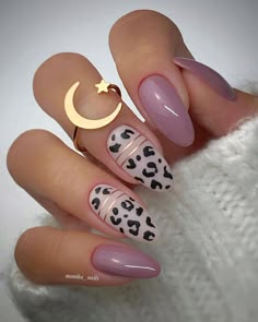 Leopard Print Nails, Print Nails, Leopard Nails, Pretty Nail Art Designs, Fancy Nails, Chic Nails, Dope Nails, Gorgeous Nails, Love Nails