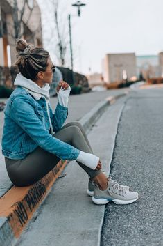 My Latest Obsession in Athleisure | Cella Jane Spring Outfit Women, Casual Sporty Outfits, Cute Sporty Outfits, Cella Jane, Latest Obsession, Pants Outfit Casual, Pastel Outfit, Athleisure Casual