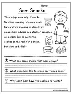 a worksheet for students to learn how to make sandwiches