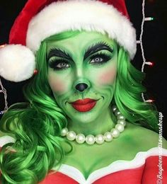 The Grinch And Martha May, Whoville Costumes, Martha May, Mehron Makeup