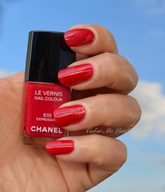 Lipstick Shades, Red Nails, Lip Gloss, Color Me, Nail Polish, Chanel, Nails, Red, Beauty