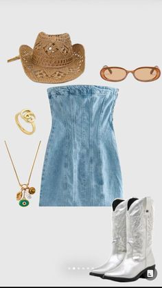 denim dress concert idea Noah Kahan Concert, Kenny Chesney Concert