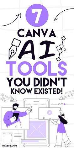 7 Canva AI Tools You Never Imagined Existed in 2024 - TalkBitz Learning Canva, Canvas Templates, Designing Tools, Designing Tips, Secret Websites, Canvas Learning, Instagram Canva, Learning Graphic Design, Canva Tutorial