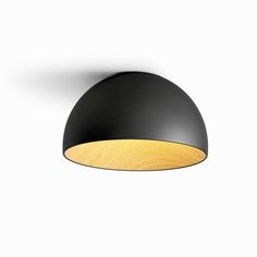 Metavaya Ceiling Lamp Dia 35cm x H 19cm / Black / Warm White Duo Ceiling Lamp 336019216010 M2021121503-1 Duo Ceiling Lamp & Light Fixtures Wood Light, Warm White, Ceiling Lamp, Shades, Ceiling, Ceiling Lights, Led, 10 Things, Black