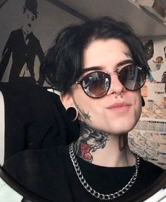 Items is as expected. I tried it out and it works well. Hair Tattoo Girl, Nonbinary Hair, Guys With Black Hair, Short Hair Tomboy, Men's Street Style, Face Piercings, Edgy Aesthetic, Hair Tattoos, Hairdos For Curly Hair