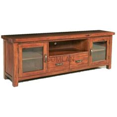 74 Modern Rustic TV Stand Media Console Glass Doors Storage Drawers TV Stands & Media Centers LOOMLAN By Sunny D Small Tv, Sunny D, Outdoor Sofa Bed, Rustic Tv Stand, Dining Table Lamps, Farmhouse Tv Stand, Large Tv, Cool Tv Stands, Mahogany Color