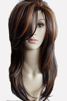 Wig Styling, Long Face Hairstyles, Trending Hairstyles, Long Straight Hair, Long Wigs, Hair Fibers, Synthetic Wig