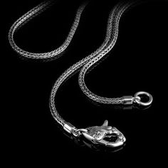 "Until you have the courage to lose sight of the shore, you will not know the terror of being forever lost at sea." — Charles Cook Handcrafted Sterling Silver Snake Braid, Snake Bones, Silver Chain For Men, Dark Things, Woven Chain, Mens Silver Necklace, Punk Emo, Mens Accessories Jewelry, Goth Punk