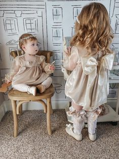 Petite Maison Kids. Signature Design Piece. Made in Turkey. Stunning caramel color romper made from the finest luxe velour material with soft cotton lining. Snap bottom closure and back buttons. Organza puff sleeves and large chiffon bow in the back. Faux mother of Pearl details on hand cuffs. This item is a Best Seller for Christmas and Holiday photos. 50% luxe velour polyester, 50% cotton. Birthday Photo Shoots, Organza Puff Sleeves, Handmade Kids Clothes, Velvet Lace Dress, Organza Bow, Holiday Outfits Christmas, French Baby, Pearl Beading