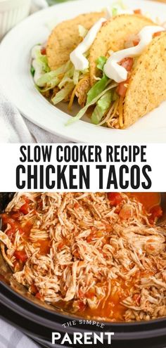 slow cooker recipe for chicken tacos