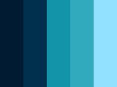 an image of blue and black color swatches for wallpaper or backdrops in shades of teal