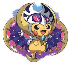 an image of a cartoon character with big eyes and large wings on it's head