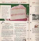 an old recipe book with instructions on how to make a cake