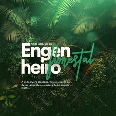 an image of green leaves and plants with the words english heliot on it