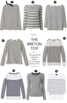 Breton Stripe Shirt, Breton Top, Gamine Style, French Stripes, French Girl Style, Minimalist Capsule Wardrobe, Stripe Outfits