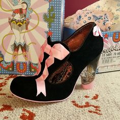 Bought These Years Ago To Add To My Ic Collection. I Love Then So Much, However I'm Slowly Downsizing To Things I Truly Wear. Size 37, Nib. Excellent Condition. Retro Pink Low Heel Shoes, Retro Low Heel Pink Heels, Retro Pink Low Heel Heels, Fairies In A Jar, Aliyah Core, Core Outfits, Madness Returns, Irregular Choice Shoes, Fairy Jars