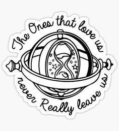 a sticker with the words, two ones that have never really lived in space