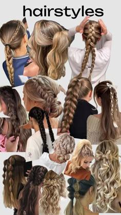 Trendy Hairdos, Sport Hair, Beach Hairstyles For Long Hair, School Hair