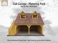 the oak garage - planning pack is available for purchase