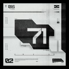 a black and white poster with the letter d on it