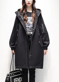 Winter Trench Coat, Trench Coats, Black