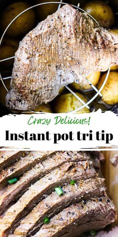 Super easy and quick Instant pot tri tip with vegetables dinner recipe.Cook it all in one pot and enjoy your dinner with the family. Instant Pot Tri Tip, Pressure Cooker Breakfast, Simple Sunday Dinner, Tri Tip Roast, Vegetable Recipes Dinner, Cooking Tri Tip, Vegetables Dinner, Tip Roast